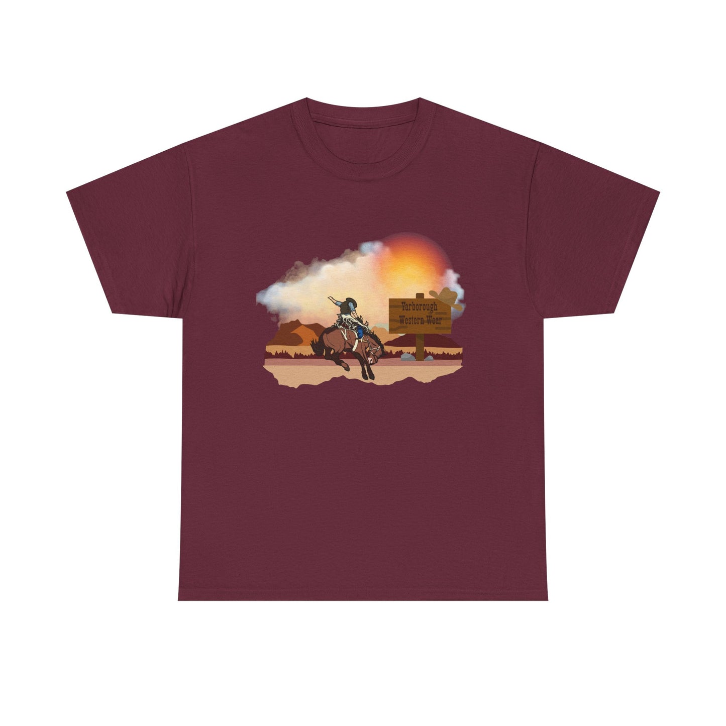 Desert Sunset Cowboy (Adult Tee)