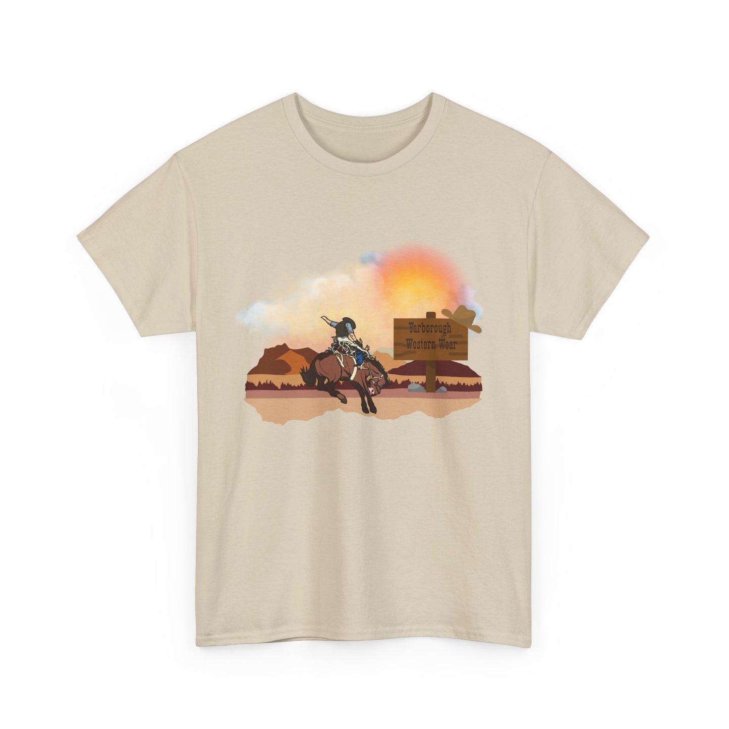 Desert Sunset Cowboy (Adult Tee)