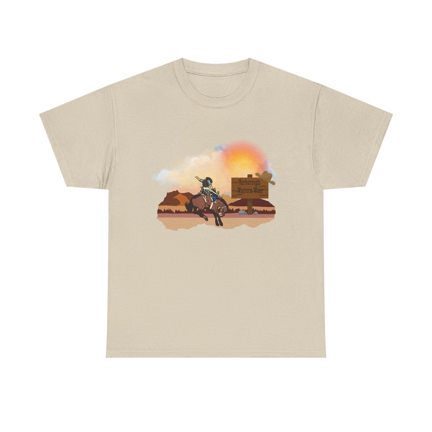 Desert Sunset Cowboy (Adult Tee)