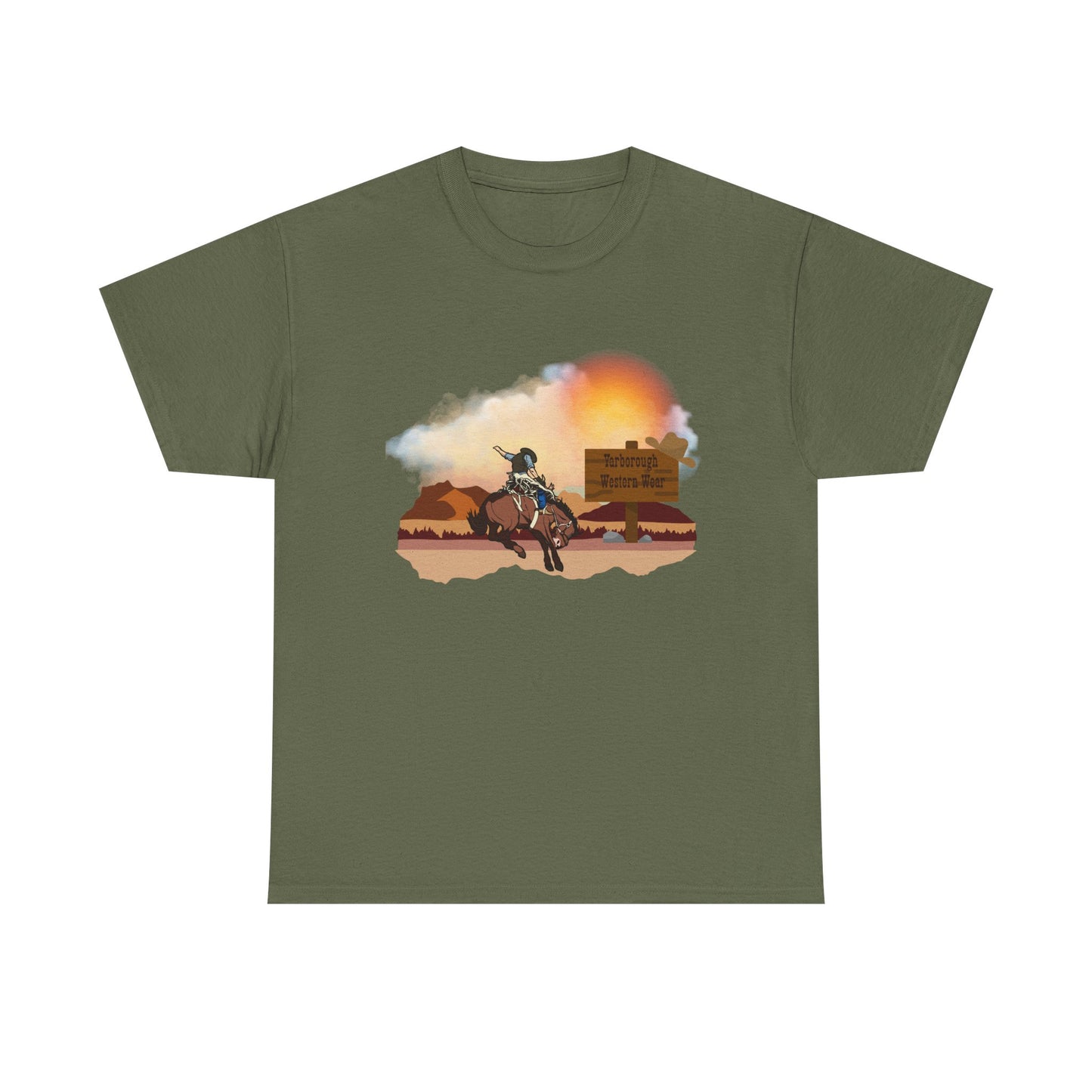Desert Sunset Cowboy (Adult Tee)