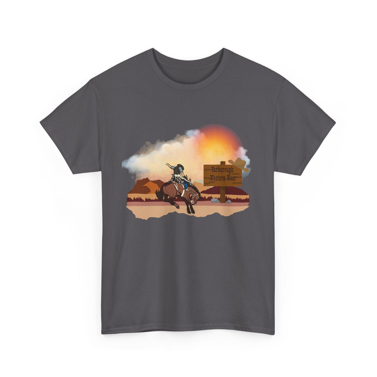 Desert Sunset Cowboy (Adult Tee)