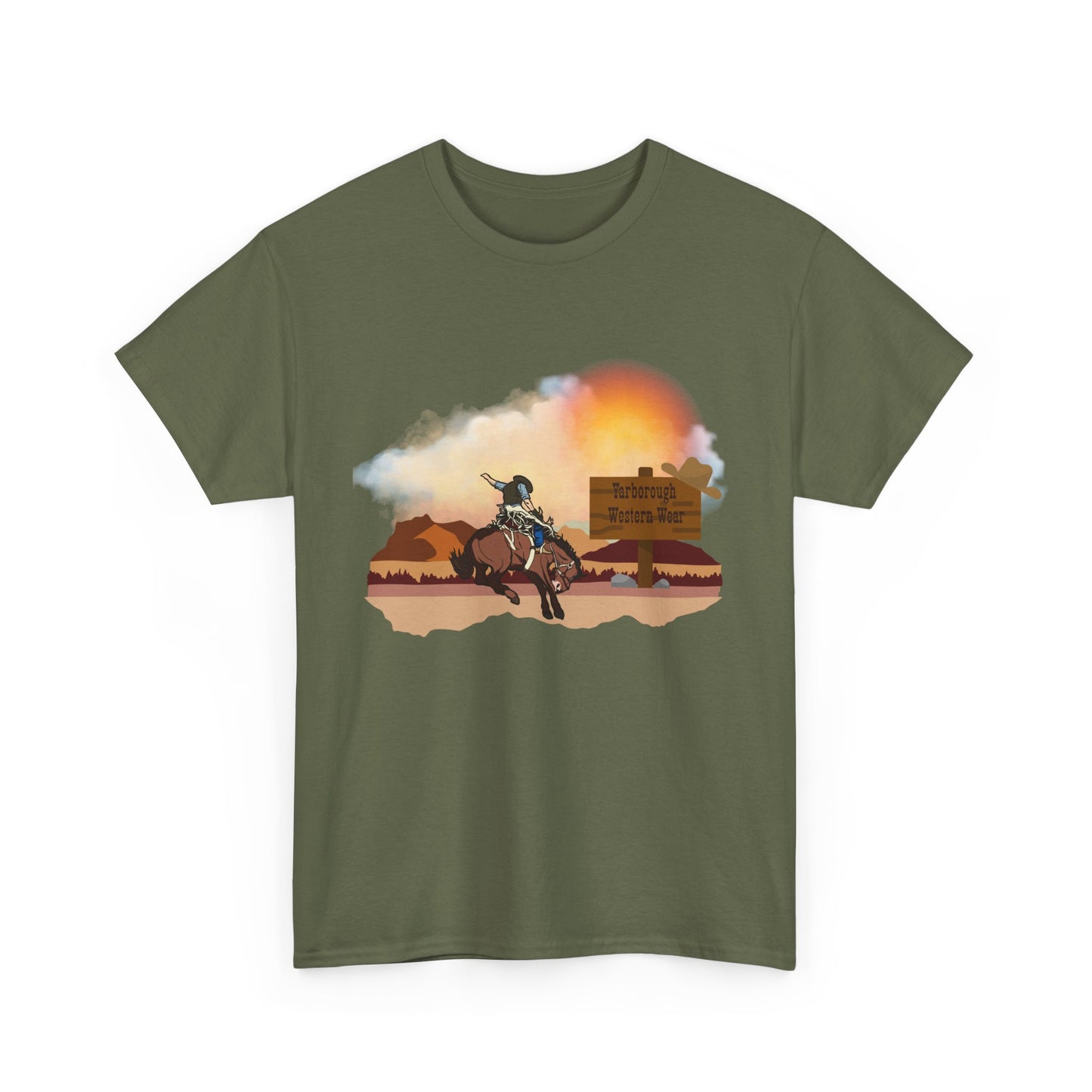 Desert Sunset Cowboy (Adult Tee)