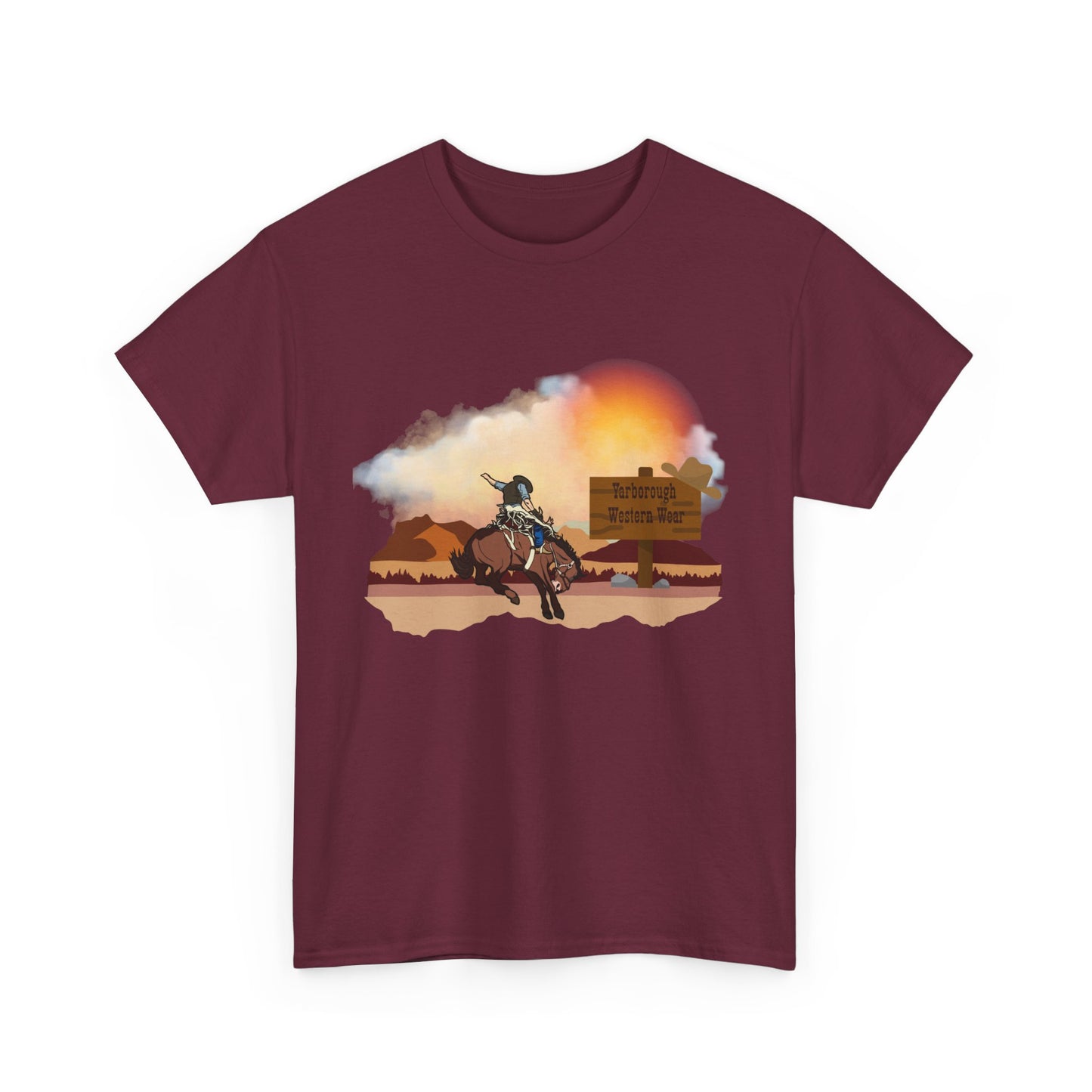 Desert Sunset Cowboy (Adult Tee)