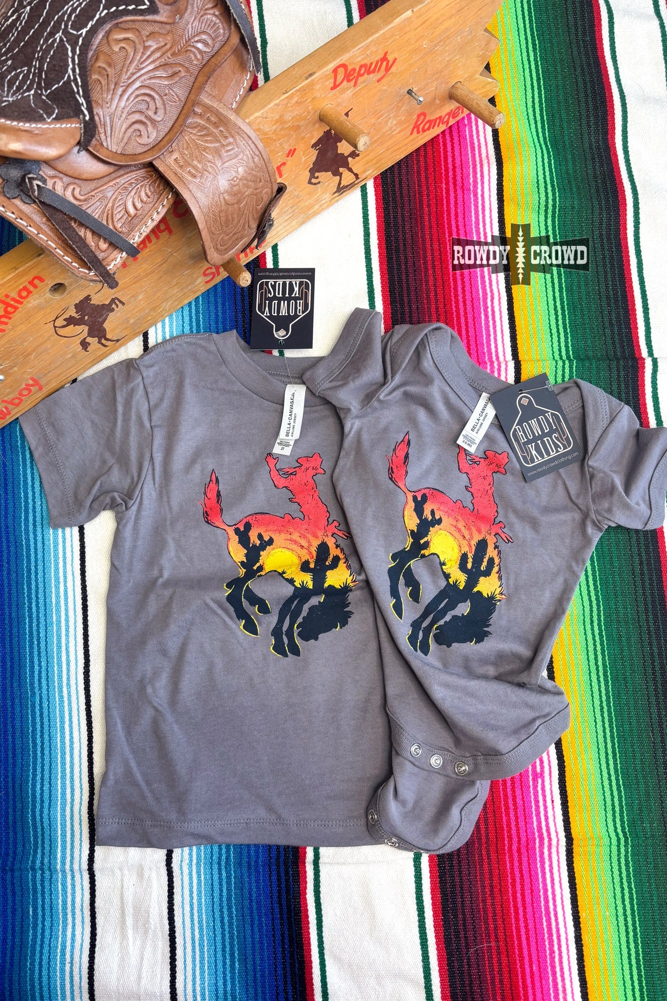 KIDS Bowie Bronc Onesie