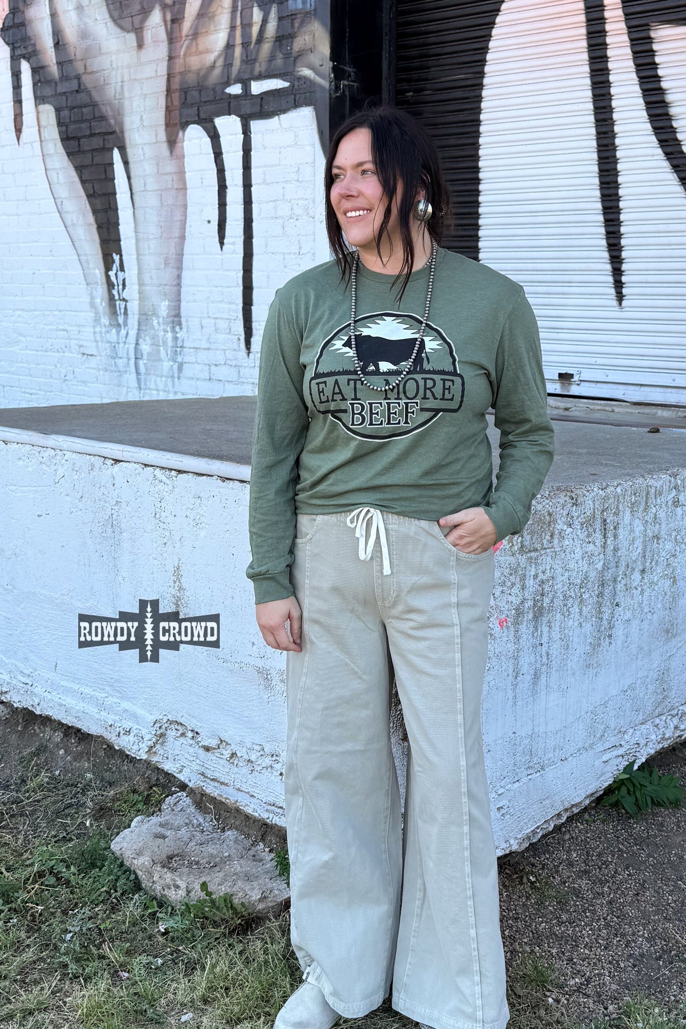 Eat More Beef Long Sleeve Tee