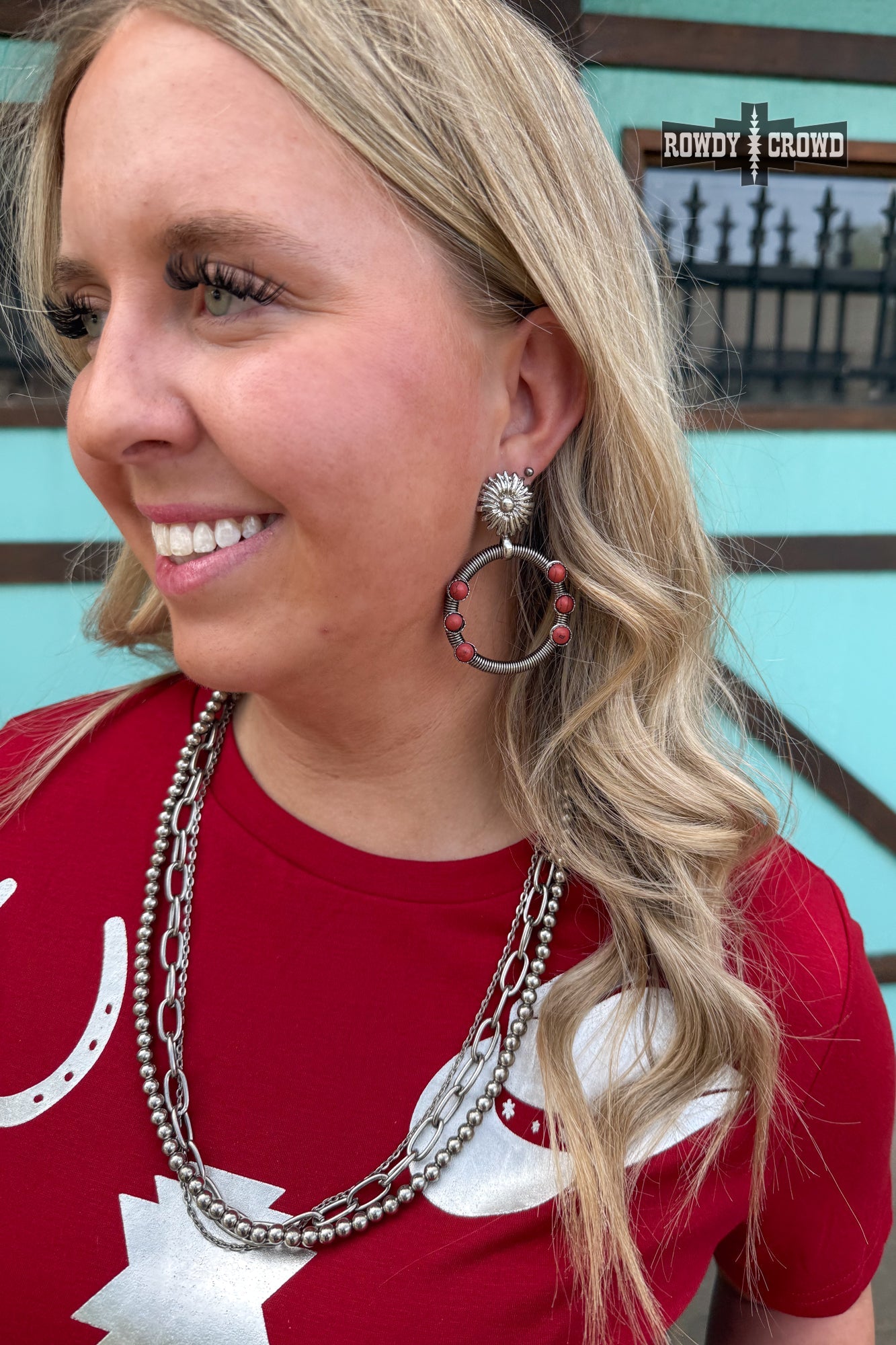 Red Hondo Earrings
